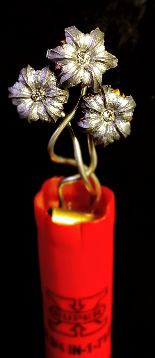 Blooming Bullet Shotgun Shell Vase