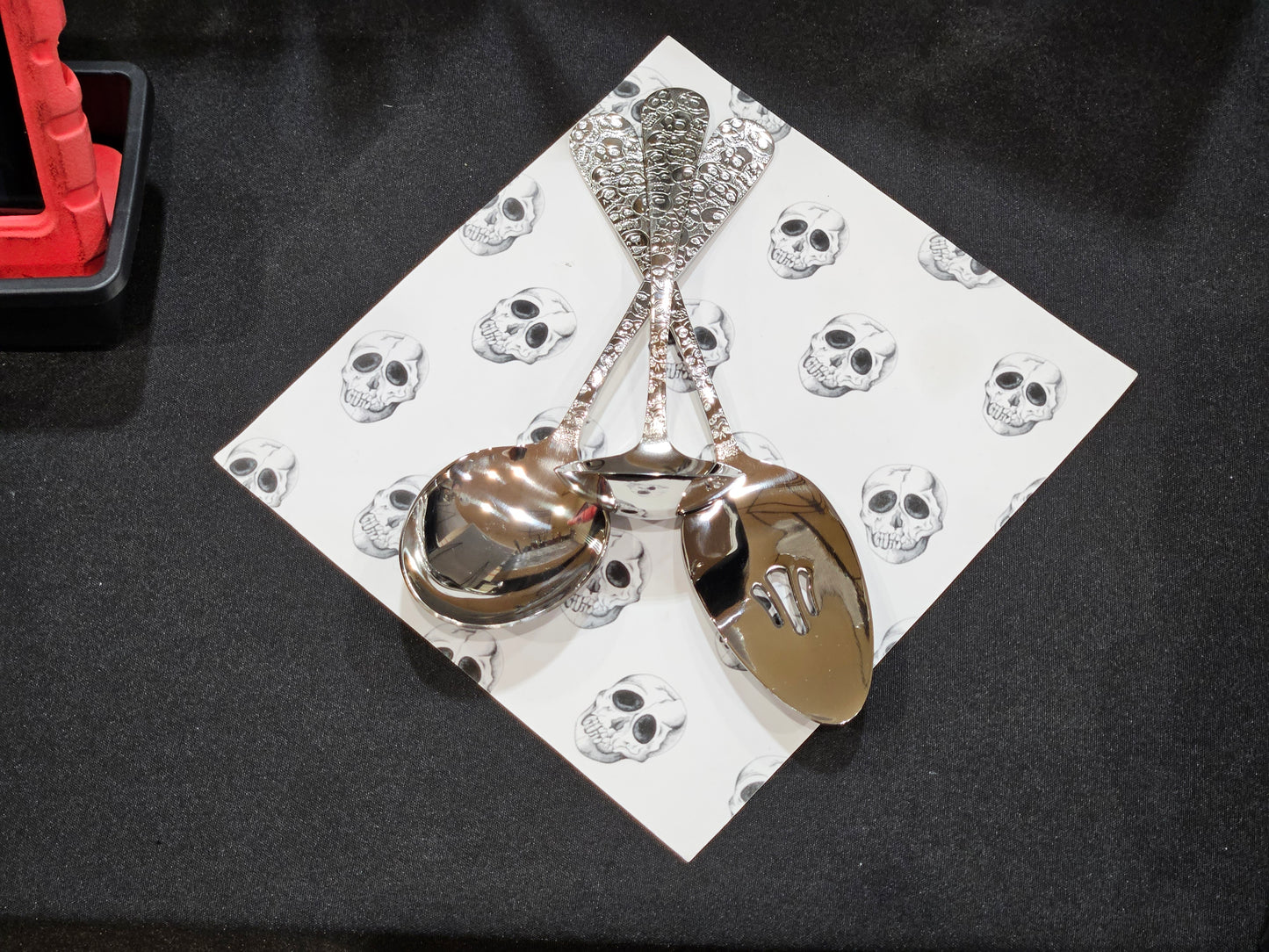 Calavera Skull 3 Piece Hostess Set