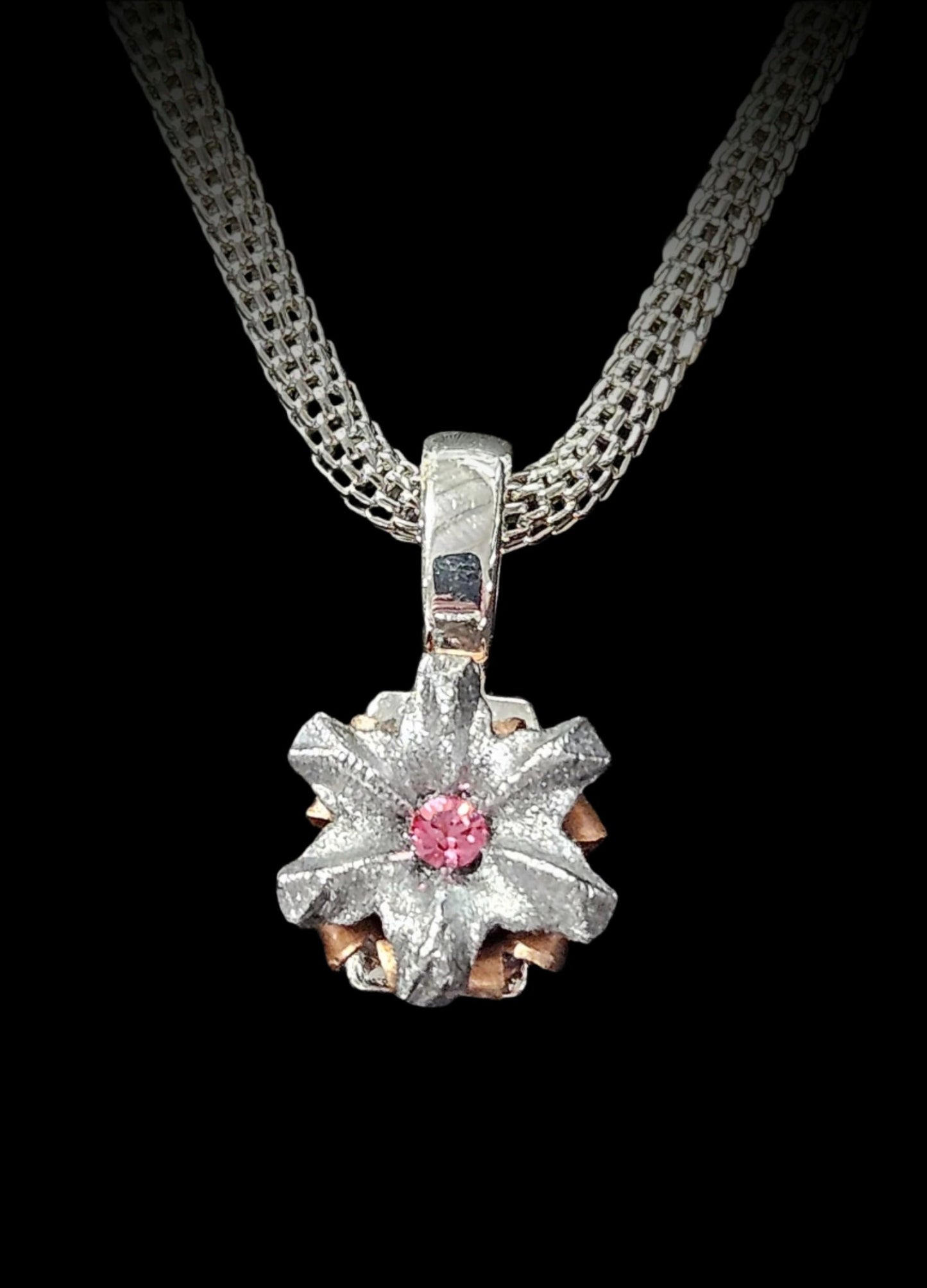 Blooming Bullet Necklace - Light Pink