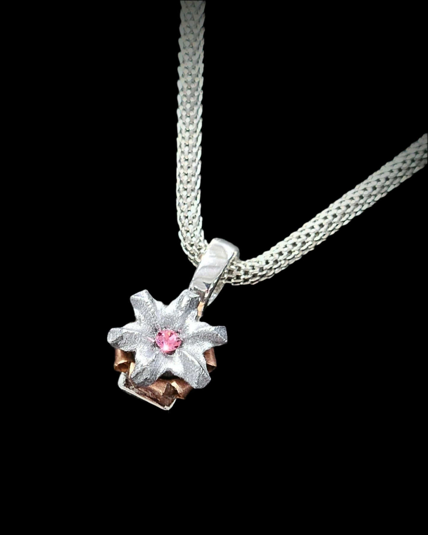 Blooming Bullet Necklace - Light Pink