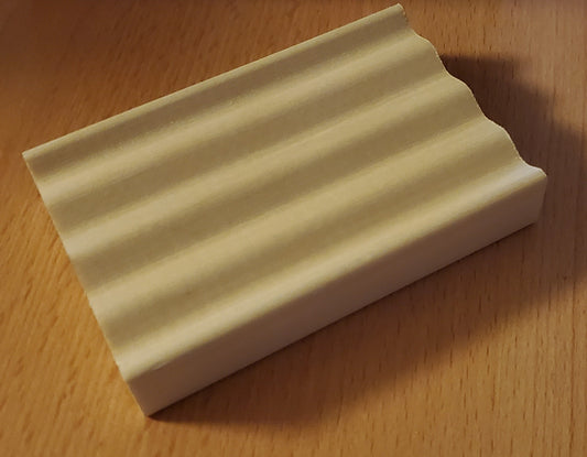 Wood Soap Dish - Poplar Ripple