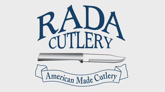 Rada Cutlery Video showing the Heavy Duty Paring Knife and Peach Pie Recipe